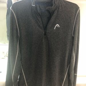 Head Gray Quarter-Zip Pullover